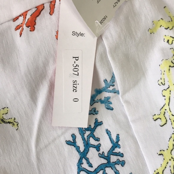 NWT Crazy Larry Ankle Pants in Multi Reef - Picture 7 of 16